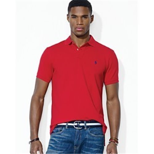 Polo Ralph Lauren Classic-Fit Mesh Polo Red