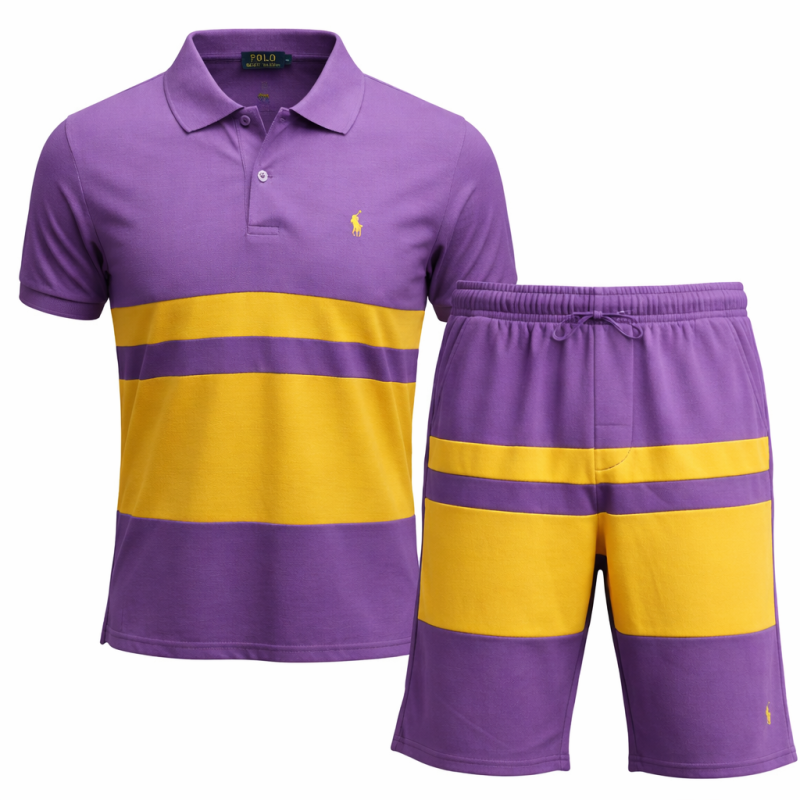 R.L Polo Men's Shorts  Polo Shirt 2 Pc Set