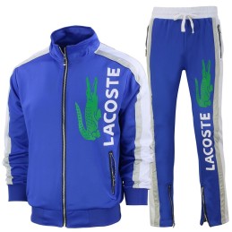 Lacoste Men's Sport Color-Blocked Track Suit Royal Final Sale