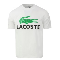 Lacoste Men's SPORT 3D Print Crocodile Breathable Jersey T-Shirt