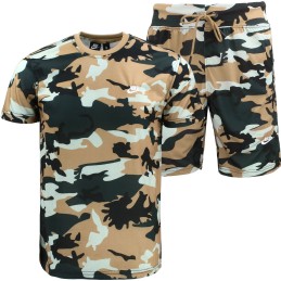 Nike Men's Dri-FIT Camo Shorts & T-Shirt 2 Pc set