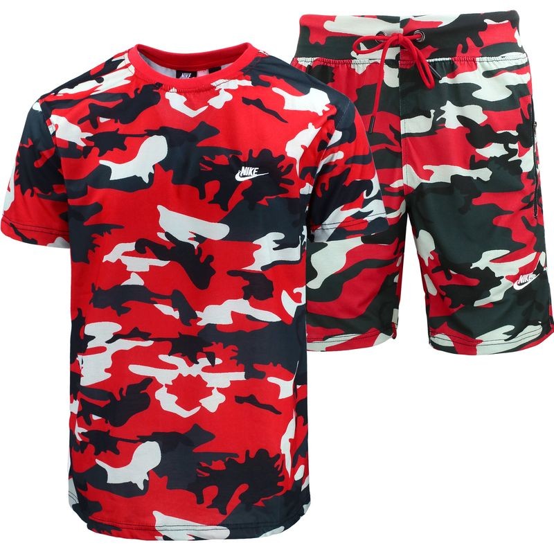 Nike Men's Dri-FIT Camo Shorts & T-Shirt 2 Pc set