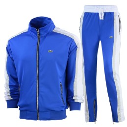 Lacoste Men's Sport Color-Blocked Track Suit Royal Final Sale