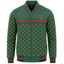 Gucci Black Monogram Jacket & Pants Set