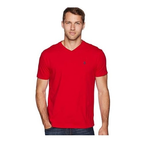 Ralph Lauren Men's  V Neck T Shirt  Red