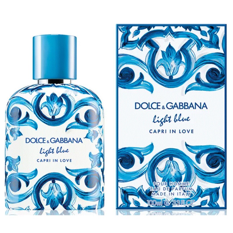 Dolce&Gabbana Men's Light Blue Capri In Love Eau de Parfum, 3.3 oz.