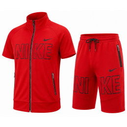 Nike Men's Tech Short-Sleeve Full Zip Jacket & Short Set FINAL SALE