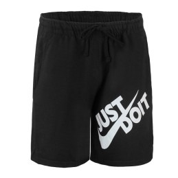 Nike Men's Just Do It Crewneck  Top & Short Set Black Final Sale