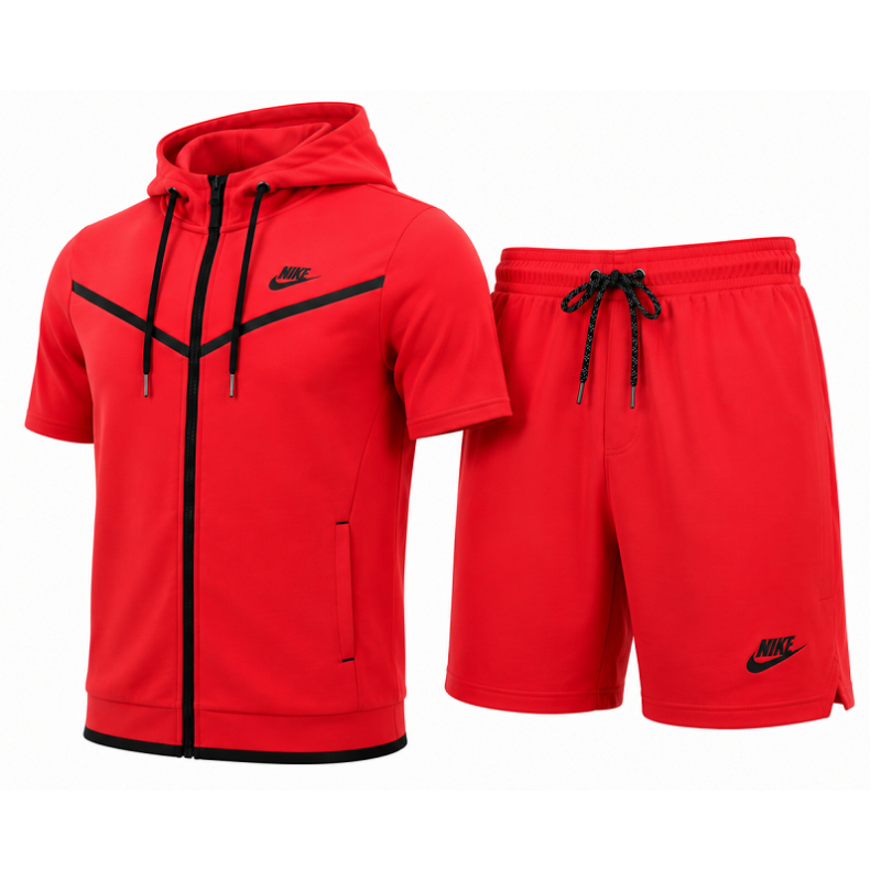 Nike Sportswear Tech Fleece Hoodie & Short  2pc Set Final Sale