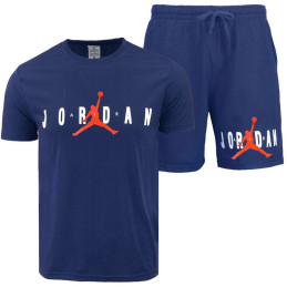 Jordan Air Men's Crewneck  Top & Short Set Final Sale