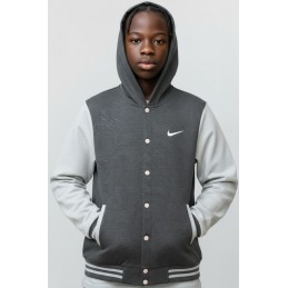 Nike Varsity Colorblock Men's Solo Swoosh Fleece Hoodie