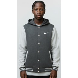 Nike Varsity Colorblock Men's Solo Swoosh Fleece Hoodie