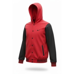 Nike Varsity Colorblock Men's Solo Swoosh Fleece Hoodie