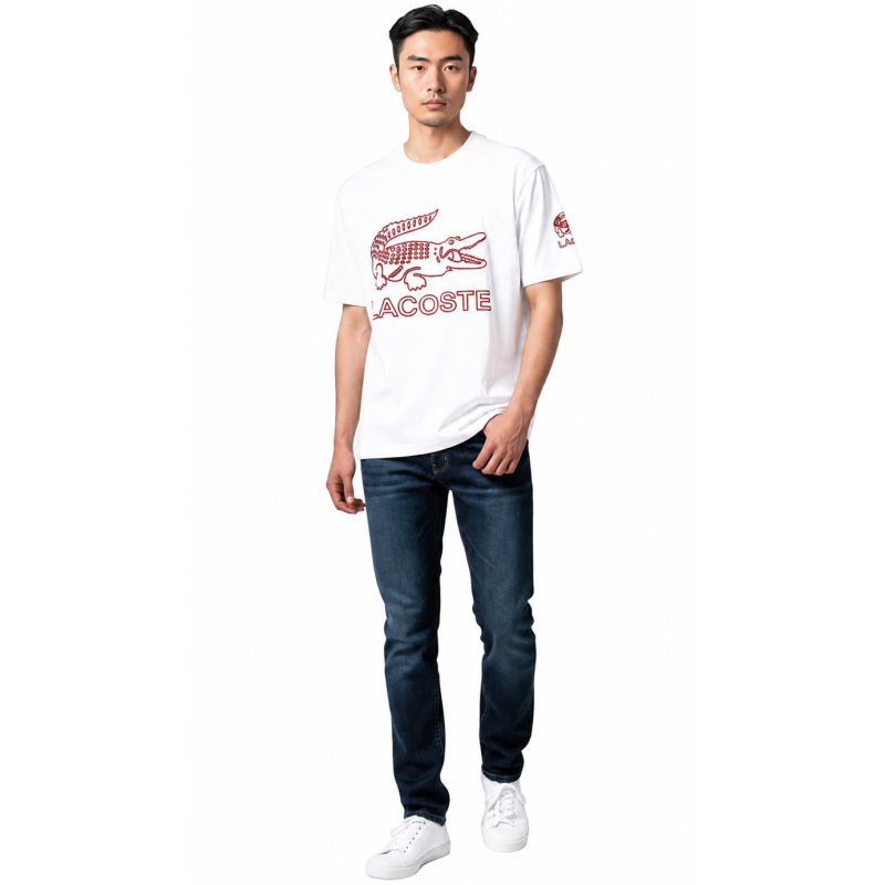 Lacoste Front Print T-Shirt