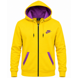 Nike Women's Sportswear Fleece Hoodie & Pants  2 Pc Set Yellow