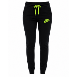 Nike Womens Essential Full-Zip Fleece Hoodie & Pants Set Black