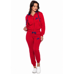 Nike Womens Essential Full-Zip Fleece Hoodie & Pants Set