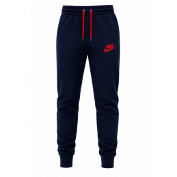 Nike Womens Essential Colorblock Full-Zip Fleece Hoodie & Pants Set Navy