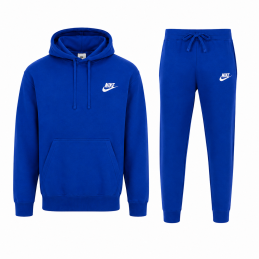 Nike Sportswear Club Fleece Men's Pullover Hoodie Hoodie & Pants Set Royal