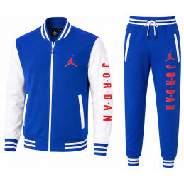 Jordan Men's Varsity Two Tone Zip Jacket & Pants Set