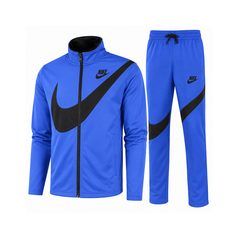Nike Sportswear Swoosh  2 Piece Tracksuit Royal/Black