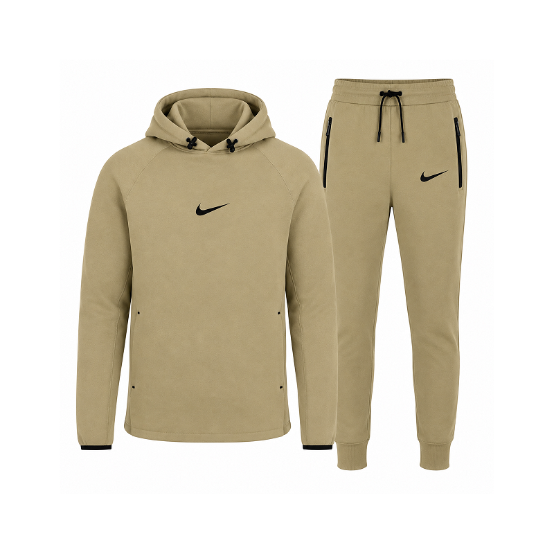 Nike Swoosh Men's Tech Fleece  Pullover Hoodie & Pants Set