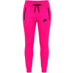 Nike Women's Sportswear Tech Fleece Hoodie & Pants  2 Pc Set Hot Pink
