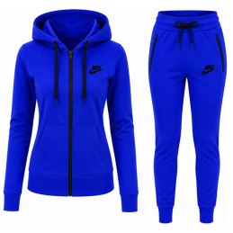 Nike Sportswear Tech Fleece Winrunner Women's Full-Zip Hoodie & Pants Set Royal