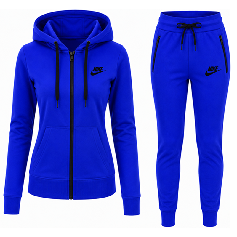 Nike Sportswear Tech Fleece Winrunner Women's Full-Zip Hoodie & Pants Set Royal