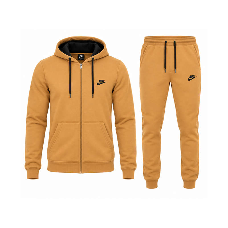 Nike Sportswear Club Fleece Zip Hoodie & Pants Set Timber