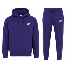 Nike Sportswear Club Fleece Men's Pullover Hoodie Hoodie & Pants Set Purple
