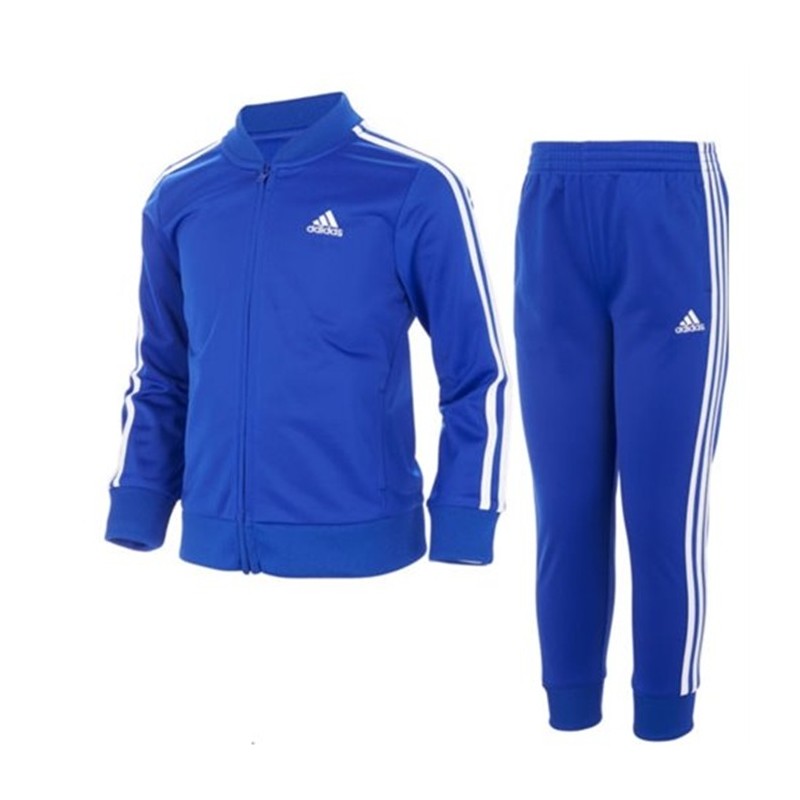 Adidas 3-Stripe Tricoat Track Set Jacket & Pants Royal