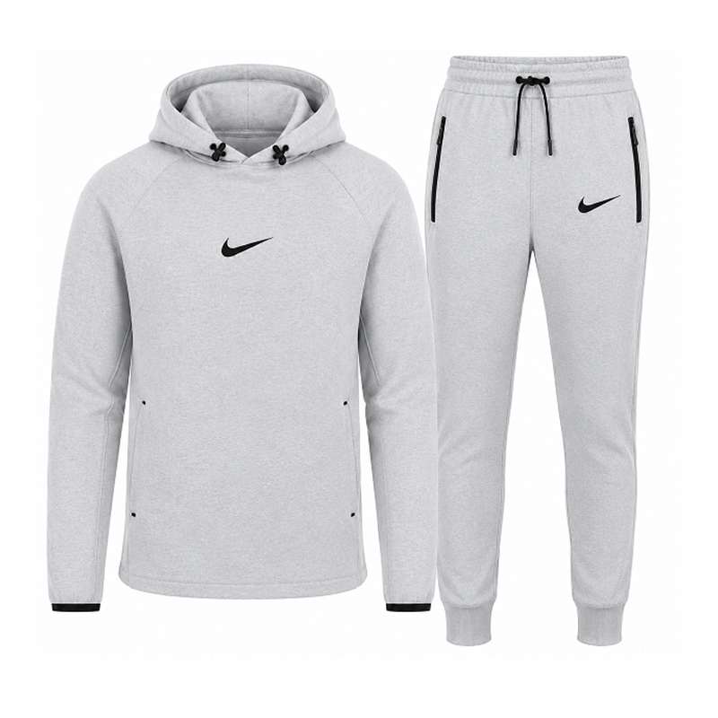 Nike Swoosh Men's Tech Fleece  Pullover Hoodie & Pants Set