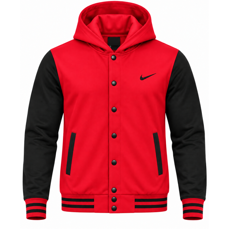 Nike Varsity Colorblock Men's Solo Swoosh Fleece Hoodie