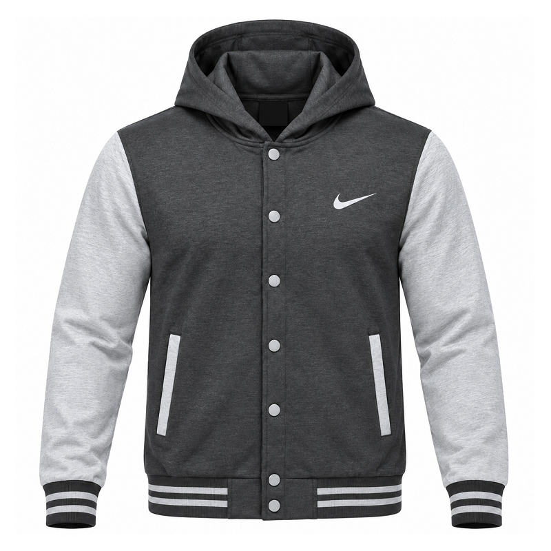 Nike Varsity Colorblock Men's Solo Swoosh Fleece Hoodie