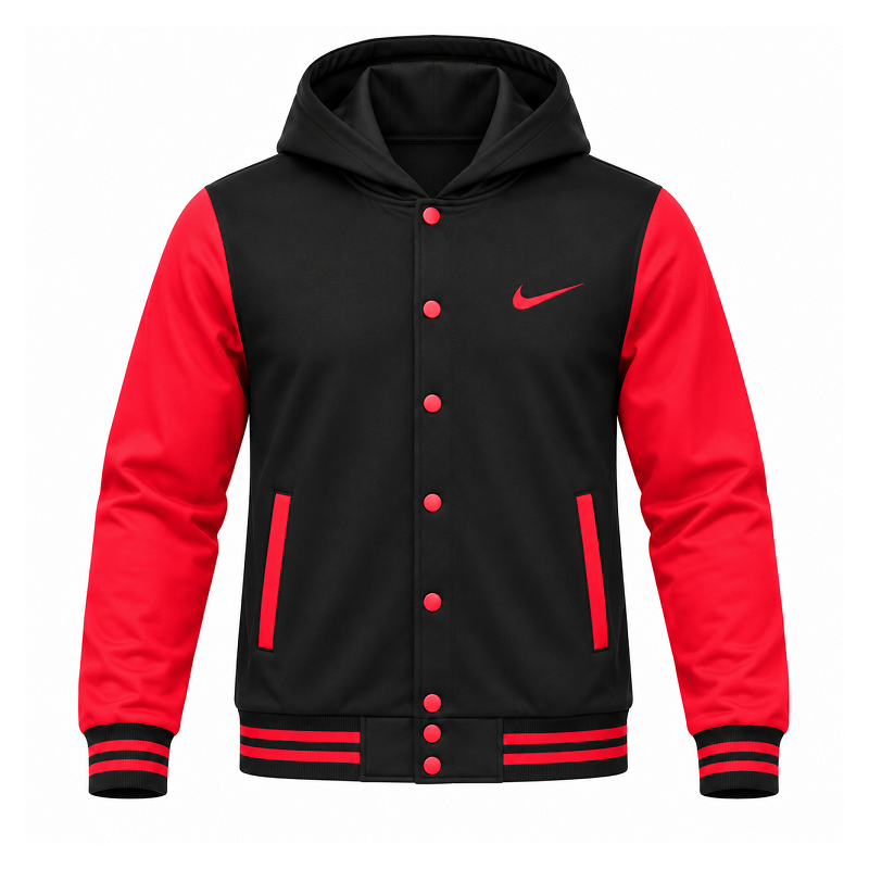 Nike Varsity Colorblock Men's Solo Swoosh Fleece Hoodie