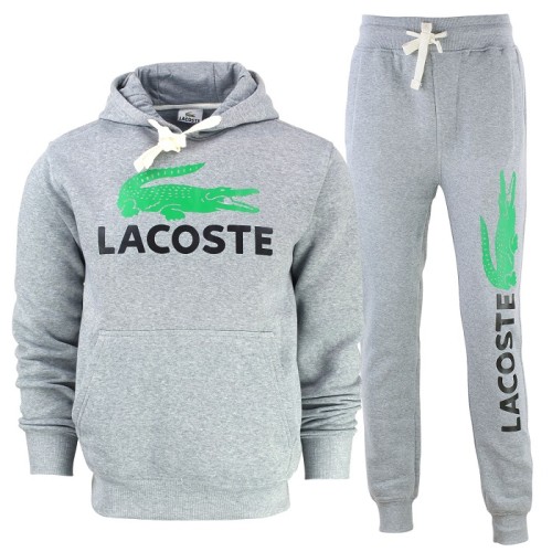 Lacoste Cotton Fleece Pullover Hoodie & Pants Set