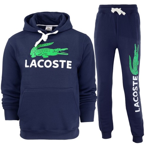 Lacoste Cotton Fleece Pullover Hoodie & Pants Set