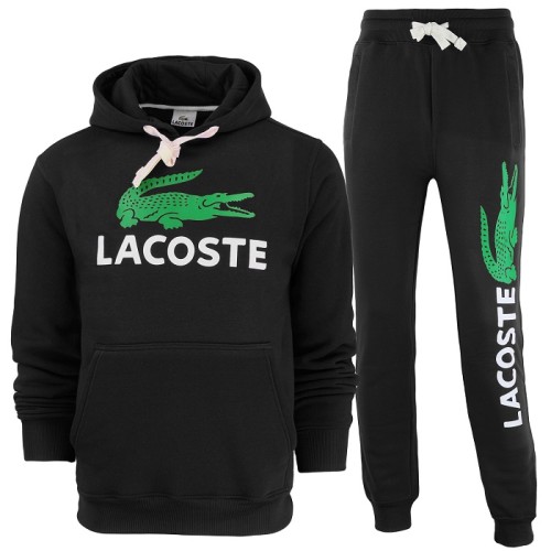 Lacoste Cotton Fleece Pullover Hoodie & Pants Set