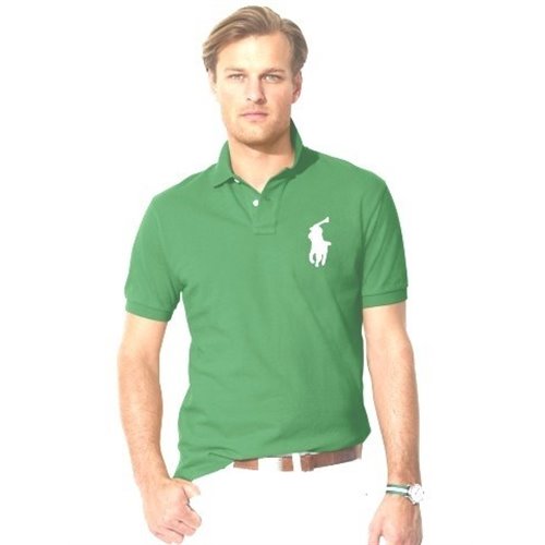 Ralph Lauren Big Pony 3 Short Sleeve Polo Shirt  Green