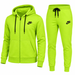 Nike Womens Essential Full-Zip Fleece Hoodie & Pants Set
