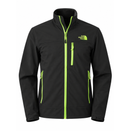 The North Face Men's Apex Bionic Jacket Black/Green Closeout
