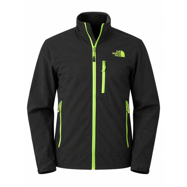 The North Face Men's Apex Bionic Jacket Black/Green Closeout