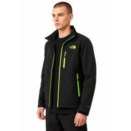 The North Face Men's Apex Bionic Jacket Black/Green Closeout