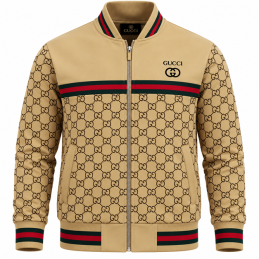 Gucci Monogram Zip-Up Jacket & Pants Set