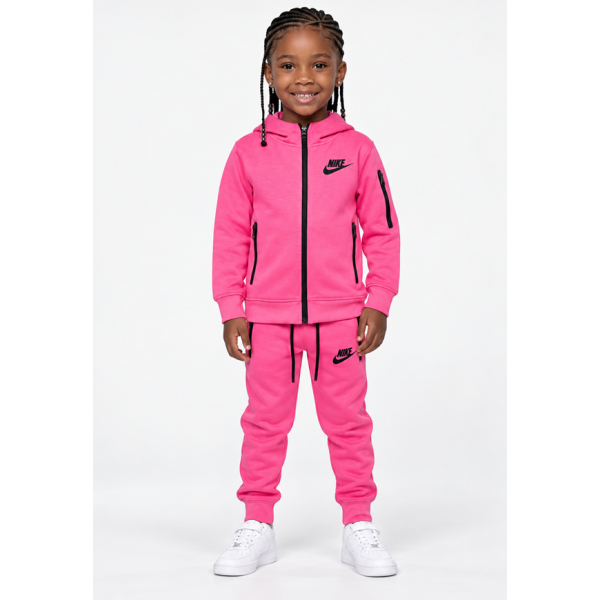 Nike Sportswear Tech Fleece Big Kids Full-Zip Hoodie& Pants Set