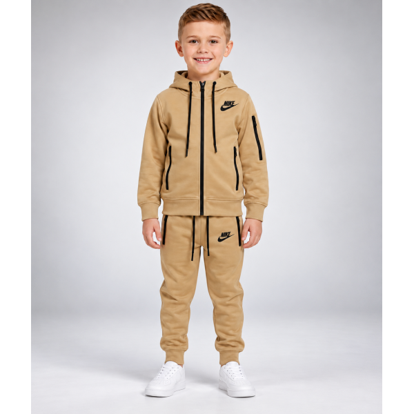 Nike Sportswear Tech Fleece Big Kids Full-Zip Hoodie& Pants Set