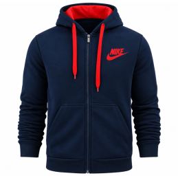 Nike Sportswear Club Fleece Zip Hoodie & Pants Set Navy
