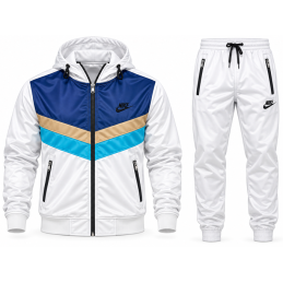 Nike Mens Classic  Chevron Design Hoodie & Pants Set