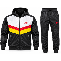 Nike Mens Classic  Chevron Design Hoodie & Pants Set